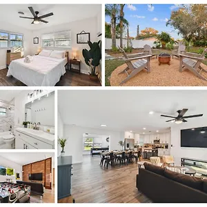 Plush Sheets, Games!, Huge Backyard, Massage Chair , Tampa United States